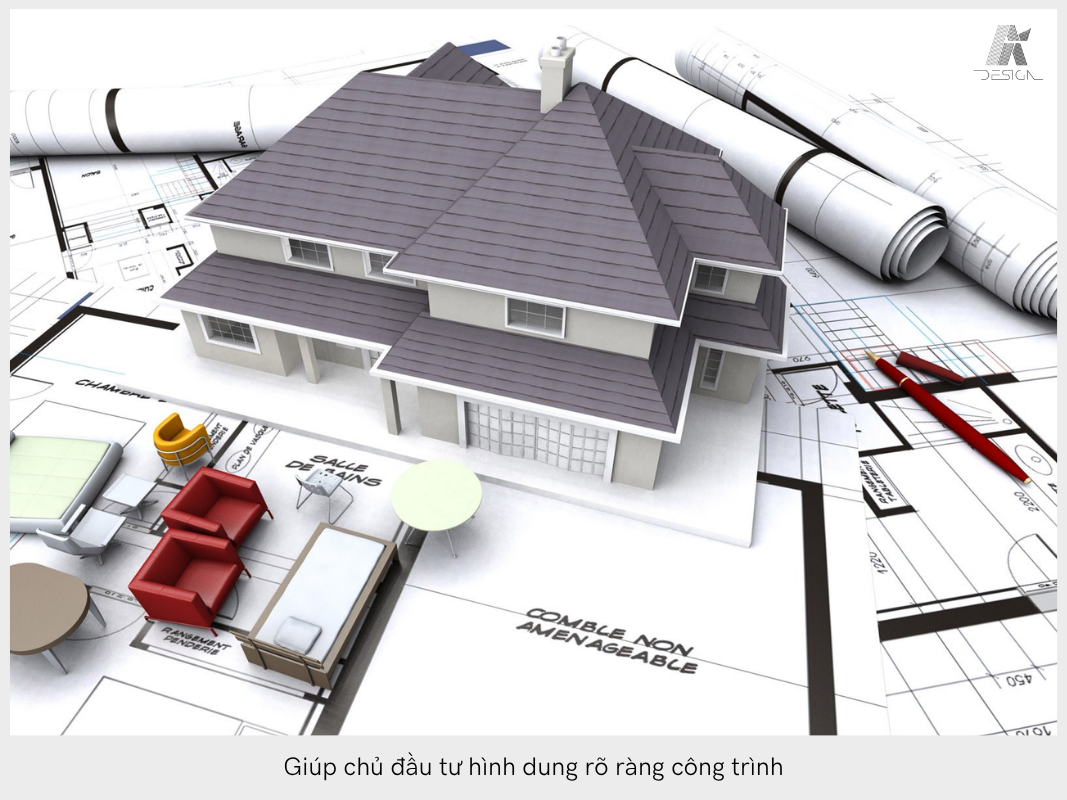 Hồ sơ thiết kế giúp chủ đầu tư hình dung rõ ràng công trình