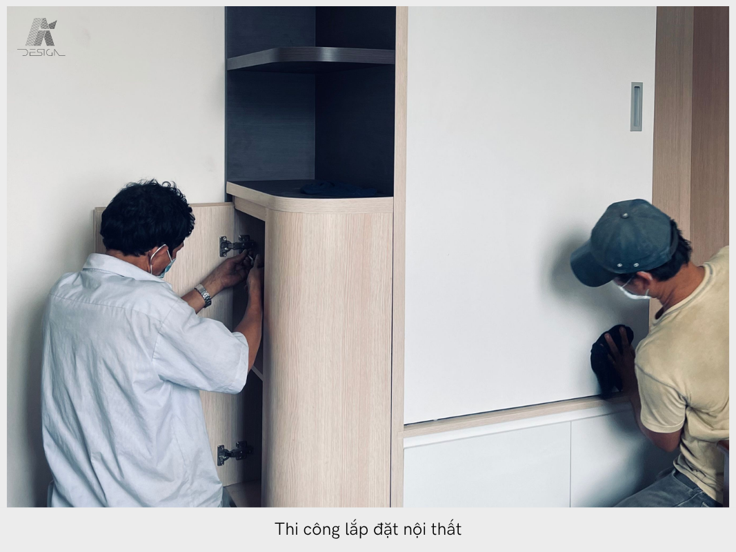 Gói hoàn thiện nhà xây thô của AI Design bao gồm thi công lắp đặt nội thất