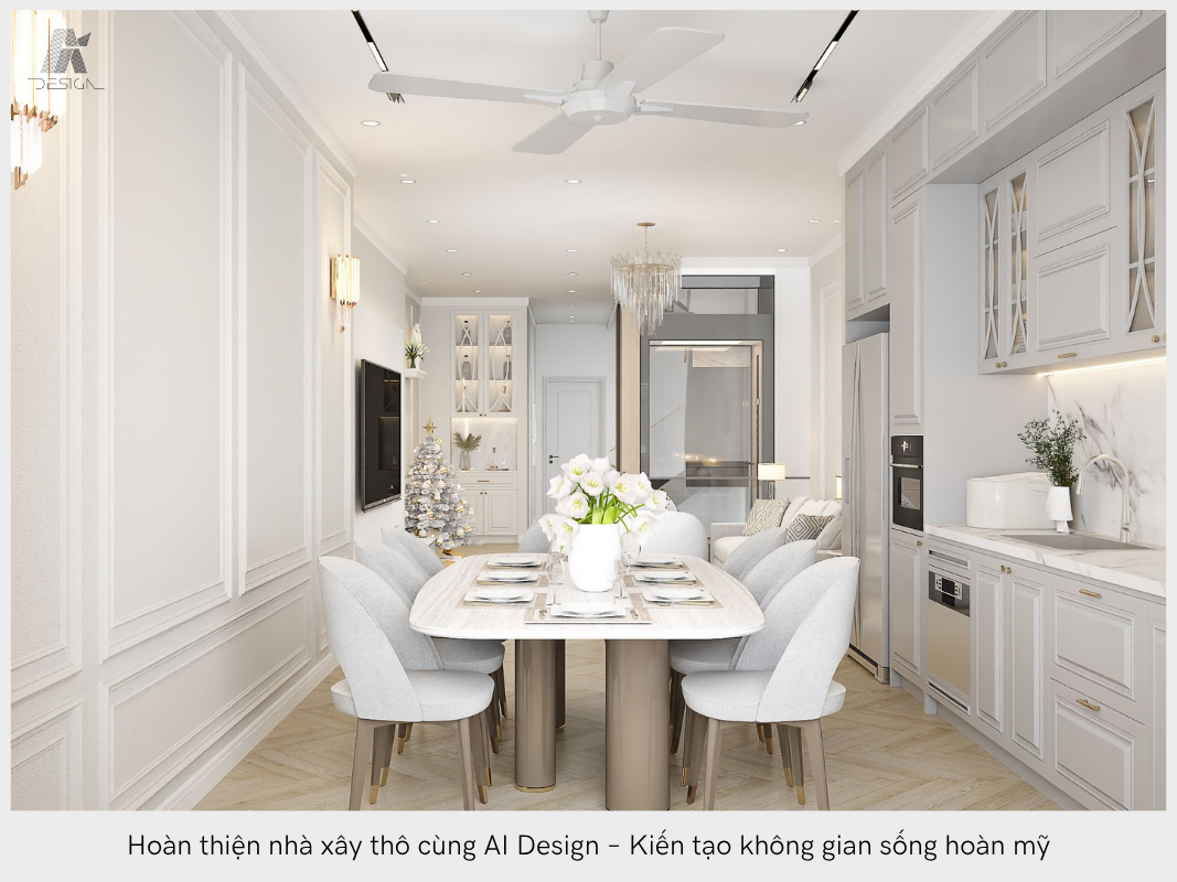Hoàn thiện nhà xây thô cùng AI Design – Kiến tạo không gian sống hoàn mỹ