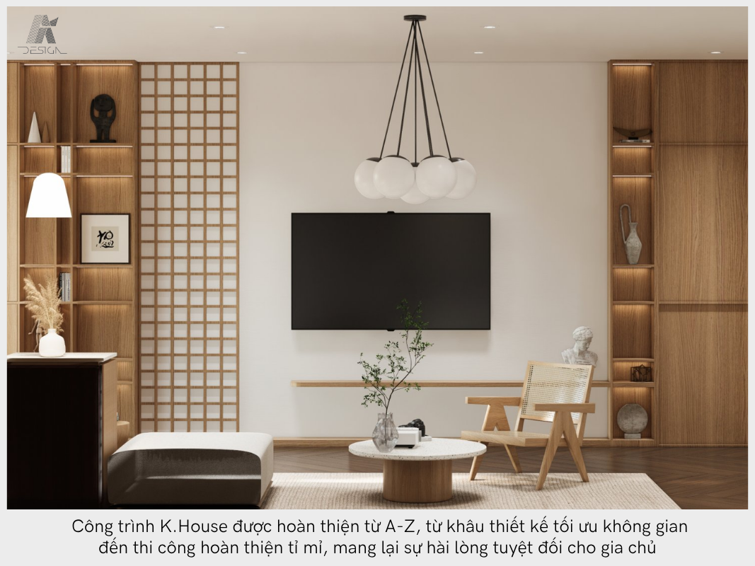 Thiết kể tối ưu không gian, thi công hoàn thiện tỉ mỉ