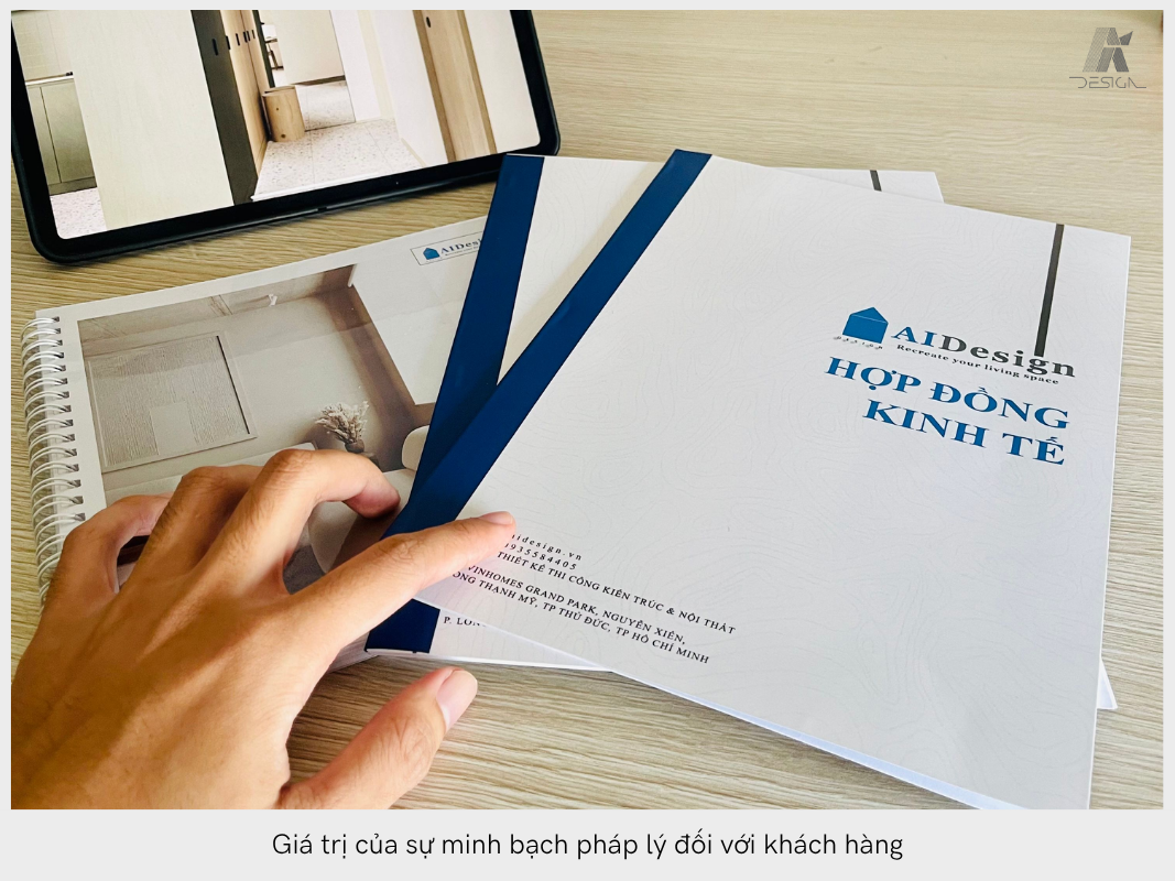 Sự minh bạch pháp lý và chứng chỉ hành nghề của AI Design đối với khách hàng
