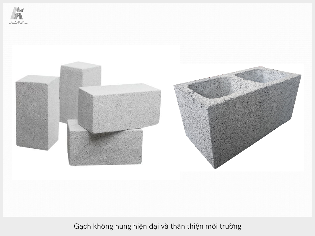 Gạch không nung hiện đại và thân thiện với môi trường