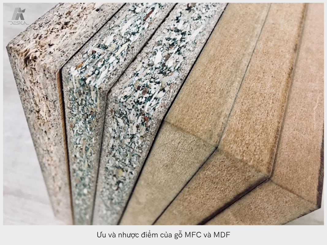 Ưu và nhược điểm của gỗ MFC và MDF