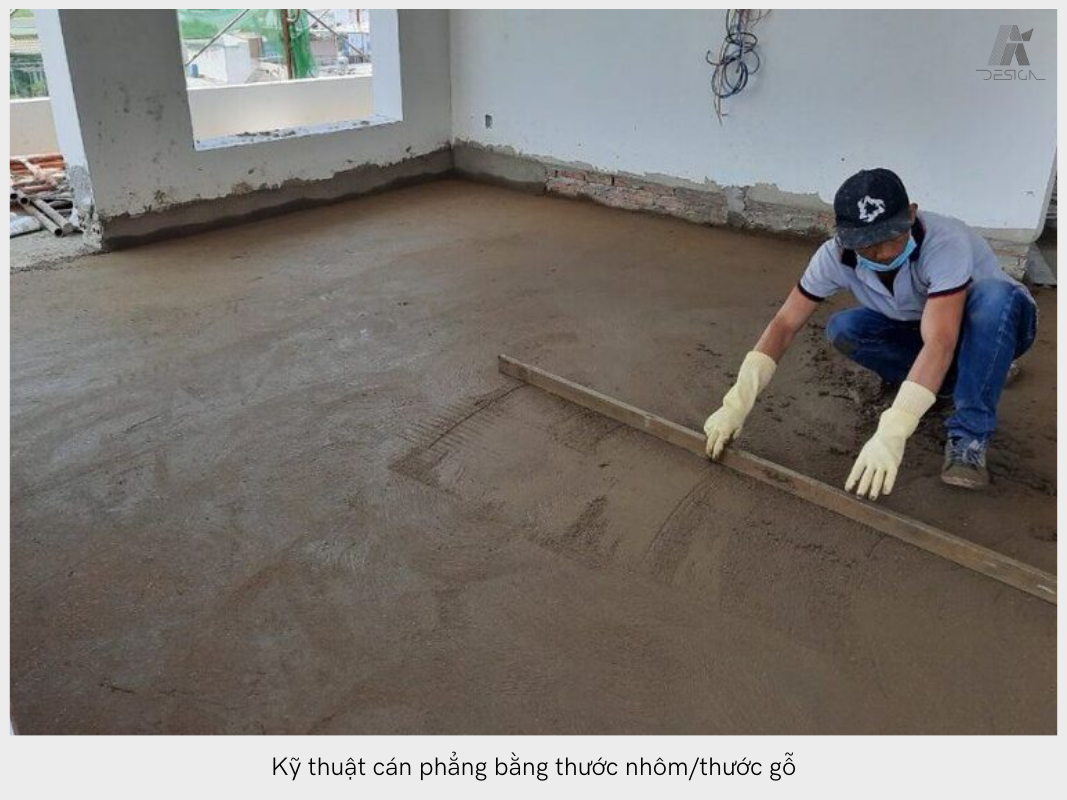 Kỹ thuật cán nền phẳng bằng thước