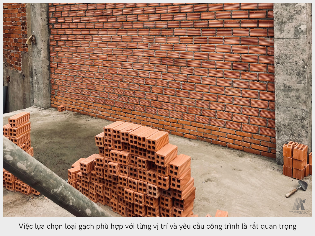 Việc lựa chọn loại gạch phù hợp với từng vị trí và yêu cầu công trình là rất quan trọng