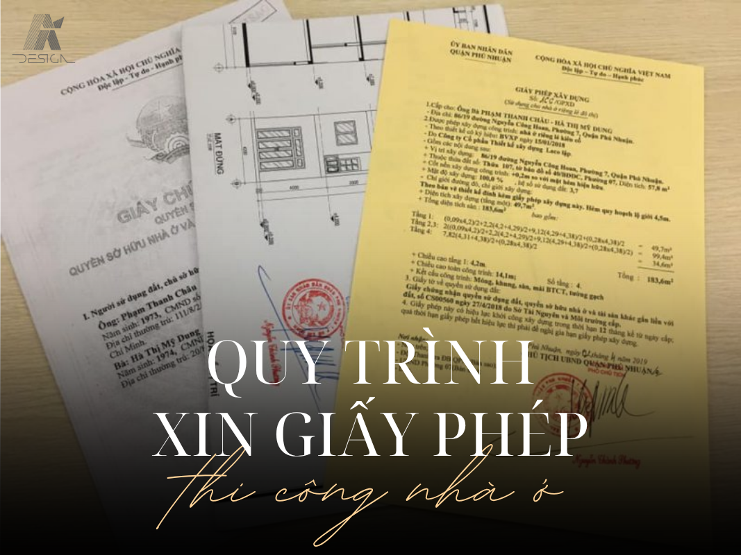 Quy trình xin giấy phép thi công nhà ở