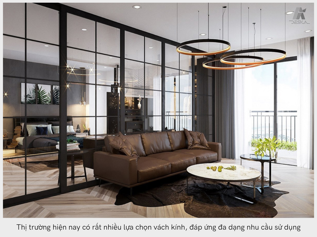 Thị trường hiện nay có rất nhiều lựa chọn vách kính, đáp ứng đa dạng nhu cầu sử dụng