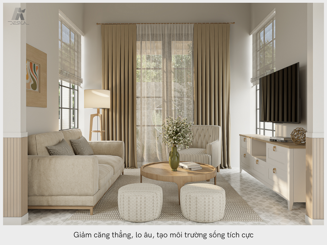 Phong thuỷ nhà ở tốt giúp giảm căng thẳng, lo âu