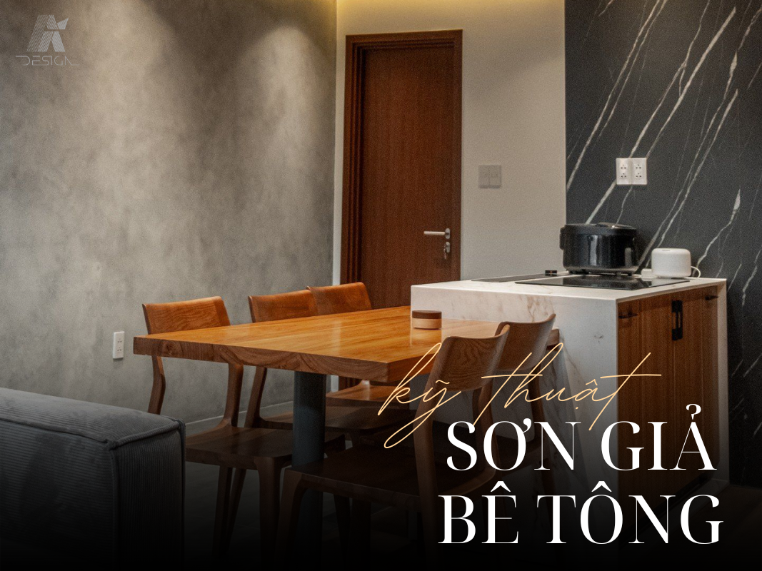 Thi công sơn giả bê tông