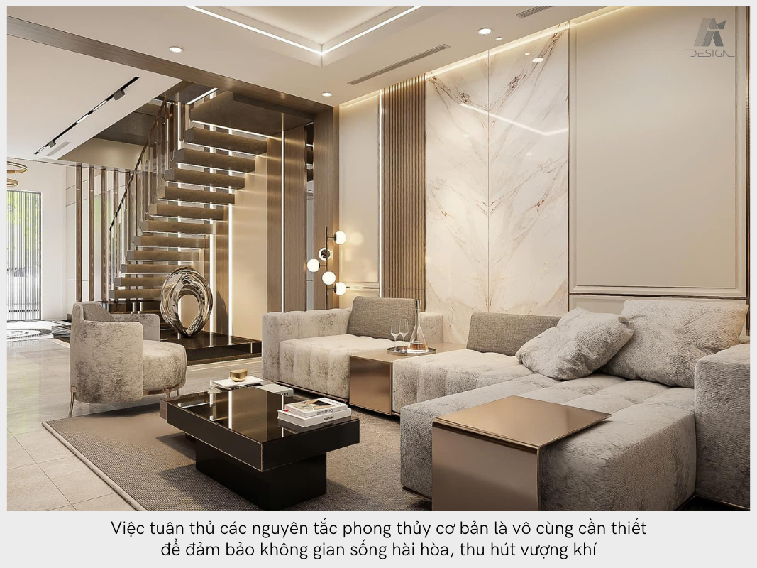 đảm bảo nguyên tắc phong thủy để thu hút vượng khí cho ngôi nhà