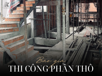 BÁO GIÁ THI CÔNG PHẦN THÔ: ĐƠN GIÁ CHI TIẾT VÀ CẠNH TRANH TỪ AI DESIGN