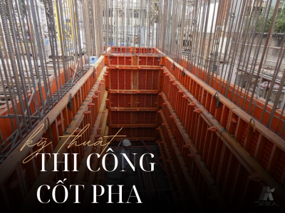 KỸ THUẬT THI CÔNG CỐP PHA DẦM SÀN, MÓNG VÀ CỘT ĐÚNG TIÊU CHUẨN